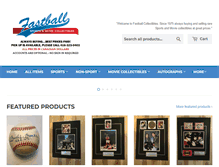 Tablet Screenshot of fastballcollectibles.com